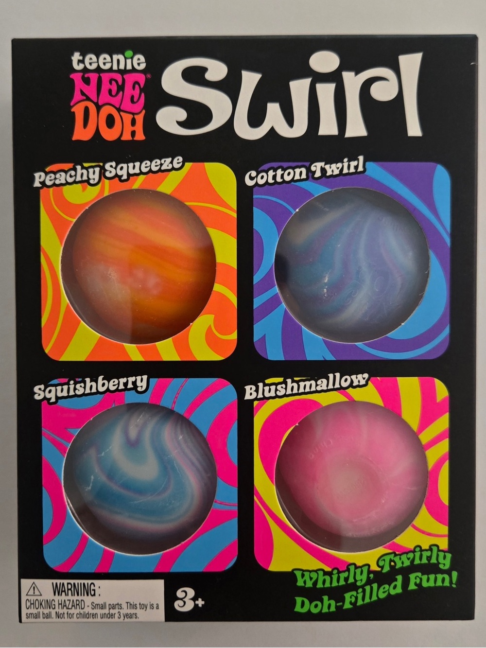 NeeDoh Teenie Swirl 4 Pack